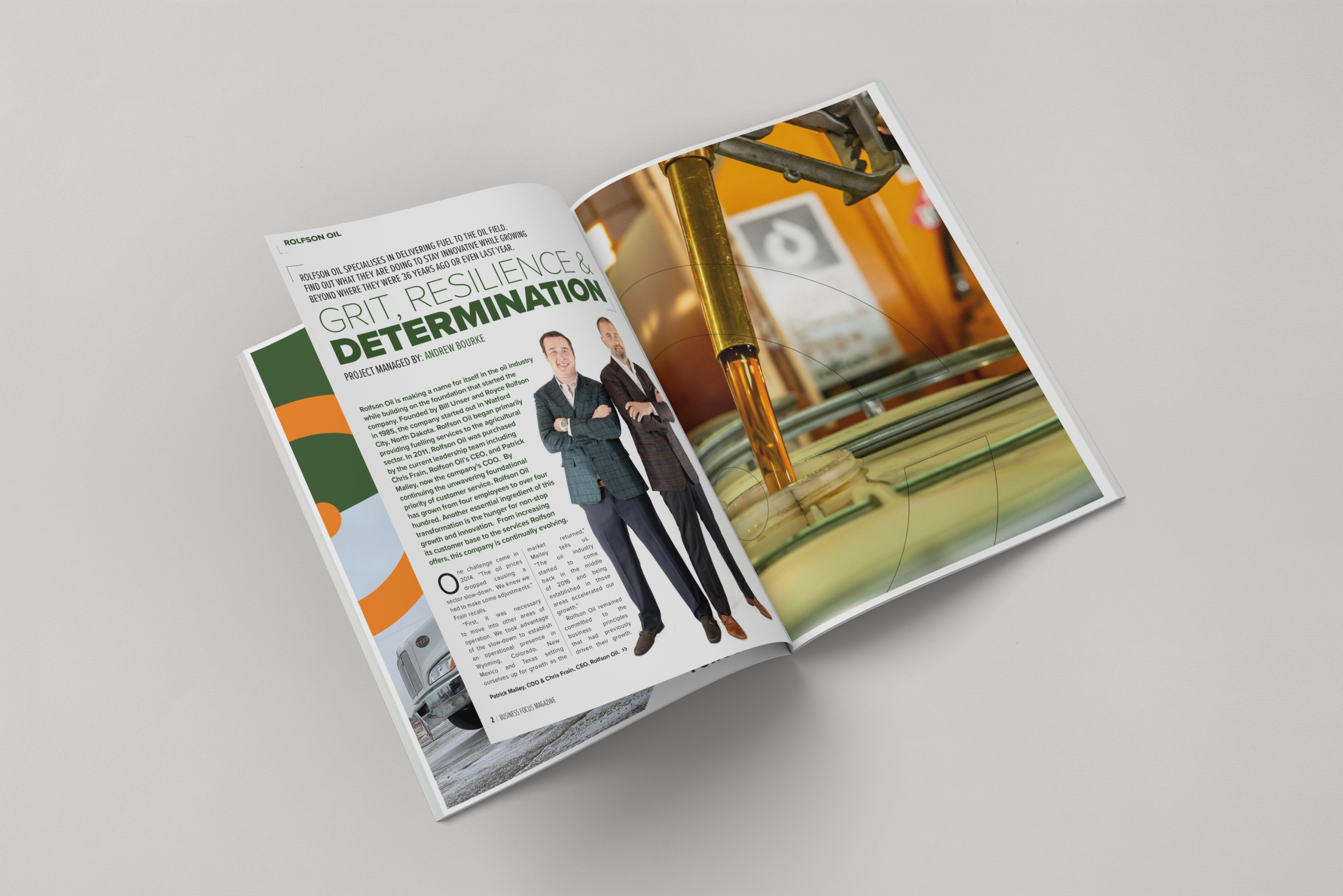 Business Focus Magazine – Rolfson Oil Feature